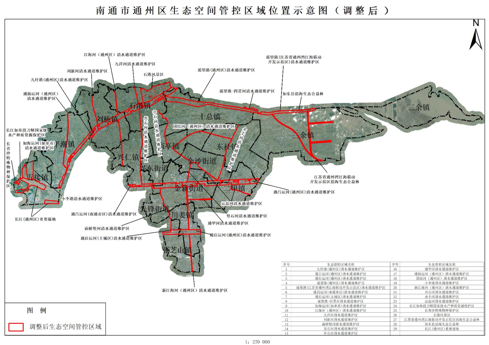 南通市通州區(qū)生態(tài)空間管控區(qū)域位置示意圖（調整后）.jpg